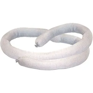 OIL-DRI L71519G Absorbent Sock White 3 Inch Diameter x 10 Feet Length PK4 | AH6ZVP 36MV06