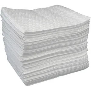 OIL-DRI L90812 Absorbent Pads 19 Inch Length 15 Inch Width - Pack Of 100 | AD7CQH 4DKU6