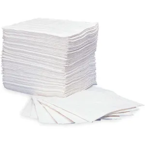 OIL-DRI L90850 Absorbent Pads 15 Inch Width White - Pack Of 100 | AA9XDR 1HEH7