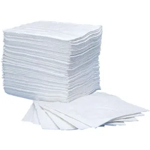 OIL-DRI L90852G Absorbent Pad Heavy Weight White 14 Gallon PK50 | AH6ZWZ 36MV40