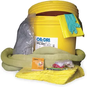 OIL-DRI L90894 Spill Kit 17 Gallon Hazmat | AE6KZB 5TR26