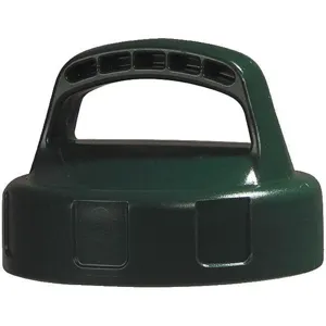 OIL SAFE 100103 Storage Lid, 4.2 Inch Height, Dark Green, HDPE | AD2MAM 3REE8