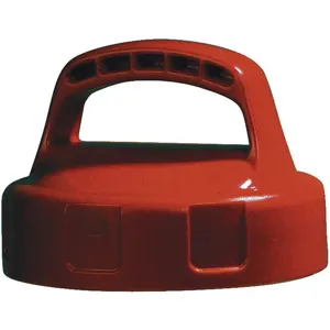 OIL SAFE 100106 Storage Lid, 4.2 Inch Height, Orange, HDPE | AD2MAQ 3REF2