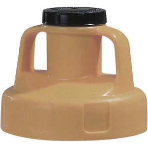 OIL SAFE 100200 Utility Lid, 2 Inch Outlet Dia., Beige, HDPE | AD2MAV 3REF6