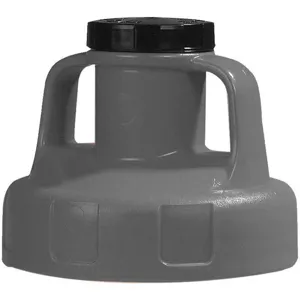 OIL SAFE 100204 Utility Lid, 2 Inch Outlet Dia., Gray, HDPE | AD2MAZ 3REG1