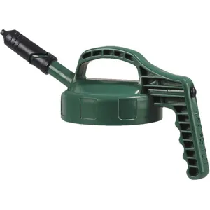 OIL SAFE 100403 Mini Spout Lid, 0.27 Inch Outlet Dia., Dark Green, HDPE | AD2MBV 3REJ2