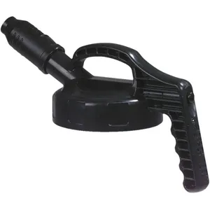 OIL SAFE 100501 Stumpy Spout Lid, 1 Inch Outlet Dia., Black, HDPE | AD2MCD 3REK1