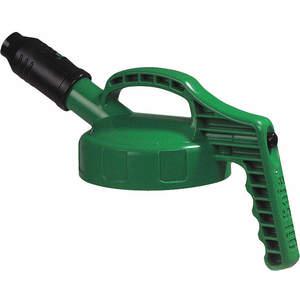 OIL SAFE 100505 Stumpy Spout Lid, 1 Inch Outlet Dia., Mid Green, HDPE | AD2MCH 3REK5