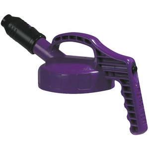 OIL SAFE 100507 Stumpy Spout Lid, 1 Inch Outlet Dia., Purple, HDPE | AD2MCK 3REK7