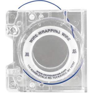 OK INDUSTRIES WD-30-B Wire Wrap Wire With Disposable 30 Awg Blue 50 Feet | AC3GFT 2TDX9