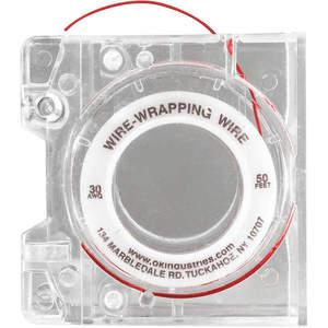 OK INDUSTRIES WD-30-R Wire Wrap Wire With Disposable 30 Awg Red 50 Feet | AC3GFU 2TDY1