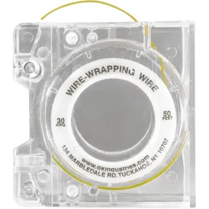 OK INDUSTRIES WD-30-Y Wire Wrap Wire With Disposable 30awg Yellow 50 Feet | AC3GFX 2TDY4