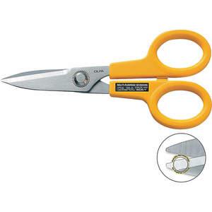 OLFA SCS-1 Industrial Scissor 5 Inch Overall Length 1 37/64 Cut | AE4KAW 5LC53