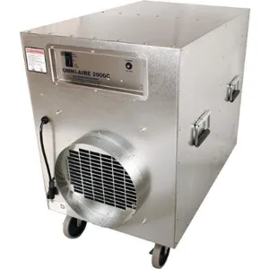 OMNITEC OA2000C Negative Air Machine 18 In x 24 In Hepa | AG6XKG 49K228