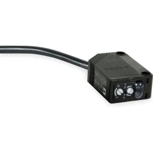 OMRON E3Z-R61 Photoelectric Sensor, 13 Feet, NPN, Red LED, 2m Cable | AA9LBV 1DU39