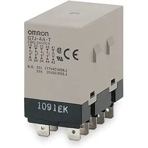 OMRON G7J-3A1B-T-W1-AC200/240 Enclosed Power Relay 25a 200/240vac 3pst | AB4HUC 1YCJ8