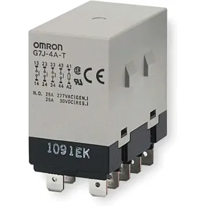 OMRON G7J-4A-T-W1-AC24 Enclosed Power Relay 25a 24vac 4pst | AB4HUG 1YCK4