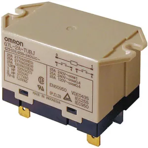 OMRON G7L-1A-TUBJ-CB-AC200/240 Enclosed Power Relay 30a 200/240vac Spst | AE7MLW 5ZH37