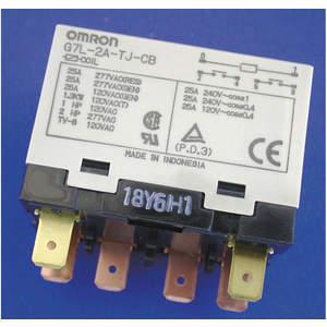 OMRON G7L-2A-TJ-CB-AC200/240 Enclosed Power Relay 25a 200/240vac Dpst | AB4HTM 1YCH3