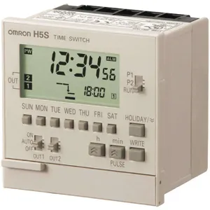 OMRON H5S-YB2-X Digital Timer Yearly Am/pm Flush Vac | AA6MAJ 14H250