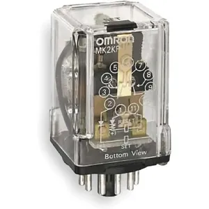 OMRON MK2KPAC120 Dual Coil Latching Relay 11pin Dpdt 120v | AC3TUL 2W923