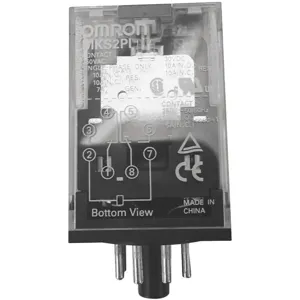 OMRON MKS2PINDC12 Relay 8-pin Dpdt 10a 12vdc | AE3PRK 5EMG6