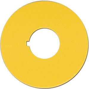 OMRON STI 11001-6115 Blank Legend Plate Round Yellow | AC2MKN 2LCB5