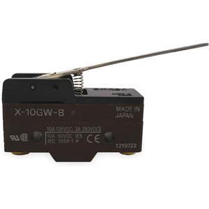 OMRON X-10GW-B Snap Switch 10a Spdt Hinge Lever | AC2JTU 2KRP4