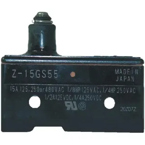 OMRON Z-15GS55 Snap Switch 15a Spdt Slim Spring Plunger | AC2JTB 2KRL4