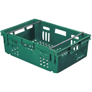 ORBIS AF2416-6 Green Stack And Nest Bin 23-3/4 Inch Length Green | AA2CZU 10E156