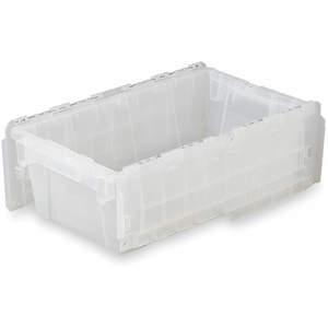 ORBIS FP03 Clear Attached Lid Container 0.3 Cu Feet Clear | AC8NBT 3CLU6