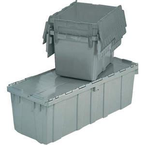 ORBIS FP03 Gray Attached Lid Container 0.3 Cu Feet Gray | AF4CUE 8RFL9