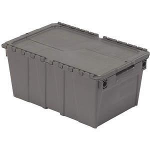 ORBIS FP102 Gray Attached Lid Container 1.0 Cu Feet Gray | AA2CYR 10E129