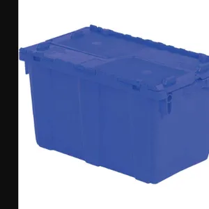 ORBIS FP151 Blue Attached Lid Container 1.6 Cu Feet Blue | AF3NTU 8A442