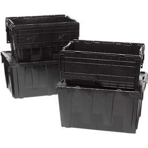 ORBIS FP243 Black Recycled Attached Lid Container 2.4 Cu Feet Black | AF3ZXR 8MWX4