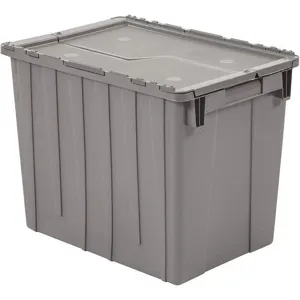 ORBIS FP22 GRAY Attached Lid Container 2.2 Cubic Feet Gray | AG4YQU 35HX83