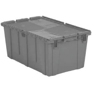 ORBIS FP243 Grey Attached Lid Container 2.3 Cu Feet Gray | AF4YHZ 9PWF5