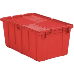 ORBIS FP243 Red Attached Lid Container 2.3 Cu Feet Red | AF3NTW 8A444