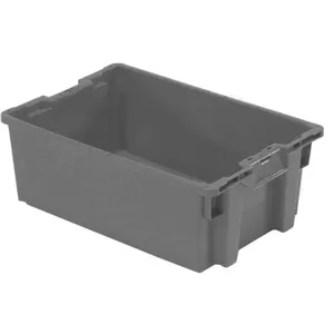 ORBIS GS6040-22 Grey Stack And Nest Bin 23-5/8 Inch Gray | AA2CZB 10E138