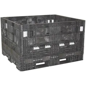 ORBIS HDR5648-25 BLACK Collapsible Container 56-1/2x48 In | AG6WHK 49H264