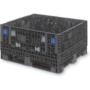 ORBIS KD4845-25 2DR BLK Collapsible Container 48 Inch Length 45 Inch Width Bl | AF4JCZ 8XZN8