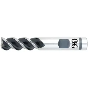 OSG 6600300 Powdered Metal End Mill 1/4in Square 3FL | AH3XBH 33PC59