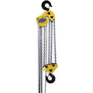 OZ LIFTING PRODUCTS OZ100-10CHOP Manual Chain Hoist 20000 Lb. Lift 10 Feet | AC4ANK 2YAZ7