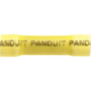 PANDUIT BSV10X-D Butt Splice Connector Yellow 1.170 inch PK500 | AH8XVM 39AY27