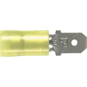 PANDUIT DNF10-250M-L Male Disconnect Yellow 12-10AWG PK50 | AH8XWF 39AY44