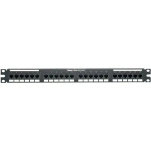 PANDUIT DP24688TGY Patch Panel Cat 6 Rack Metric 24 Port | AE7QAH 5ZVX6