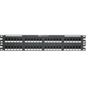 PANDUIT DP48688TGY Patch Panel Cat 6 Rack Metric 48 Port | AE7QAK 5ZVX8