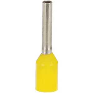 PANDUIT FSD73-6-D Ferrule 24 AWG Polypropylene Yellow 3/8 Inch PK500 | AH8XRY 39AX54