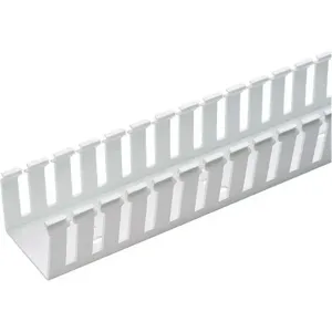 PANDUIT G1.5X4WH6 Wire Duct Wide Slot White 1.75 W x 4 D | AC9DMU 3FVJ6