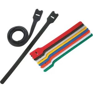 PANDUIT HLT2I-X0 Hook Loop Ties 8.0 Inch - Pack Of 10 | AB9FBW 2CNE8